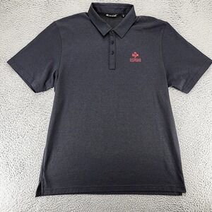 Travis Mathew Shirt Mens XL Black Short Sleeve‎ Golf Lightweight Outdoors Polo